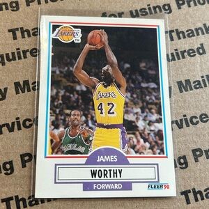 James Worthy ‘90 Fleer Card No. 97